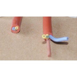 kabel przewód silikonowy - 3 x 0,75 mm2