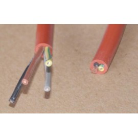 kabel przewód silikonowy - 4 x 0,75 mm2