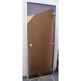 Drzwi do łaźni parowej 8x20 - 79x199 cm - brąz